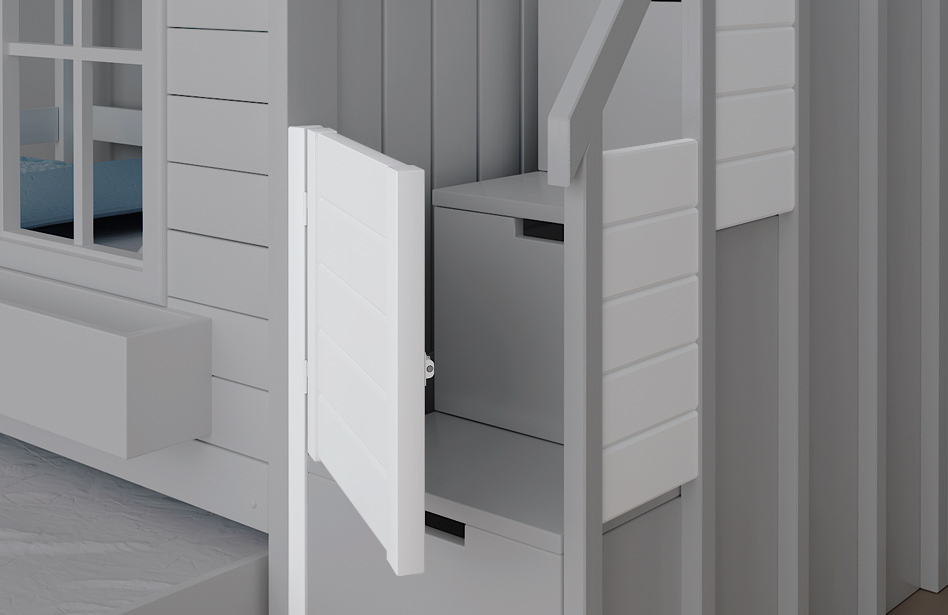 Защитная дверца лестницы-комода